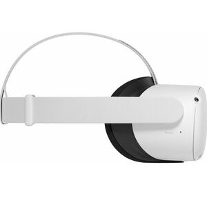 VR Headset in White and Black